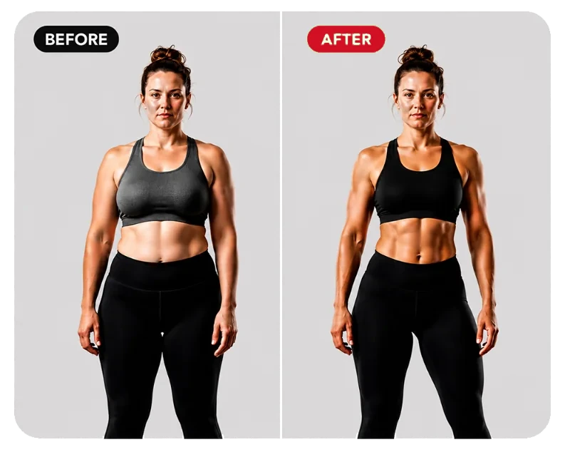 Member before and after a physician-guided wellness program