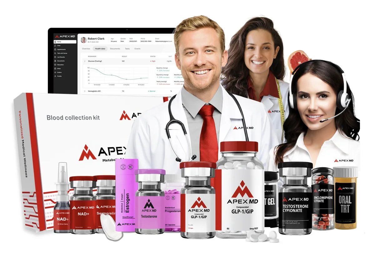 Apex MD physicians, products and the member portal