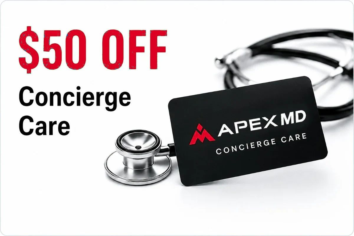 $50 off Apex MD Concierge Care