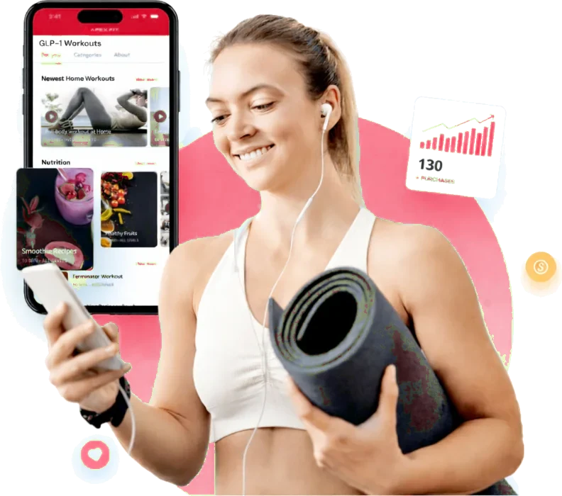 GLP-1 specific workout plan in the member app