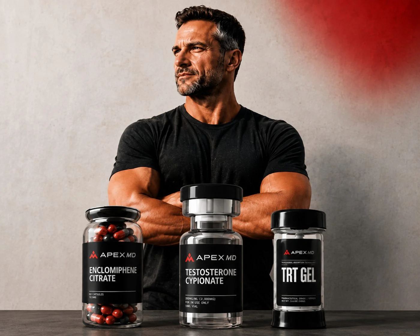 Athletic man in his 40s